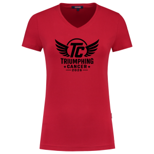 Dames T-Shirt - Korte Mouw & V-Hals
