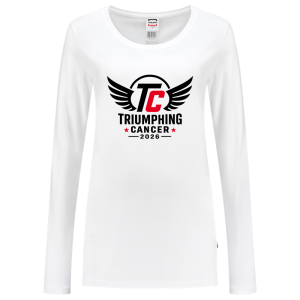 Dames T-Shirt - Lange Mouw & Ronde Hals